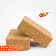 प्राकृतिक कॉर्क योग ब्लॉक